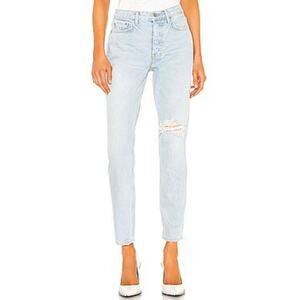 GRLFRND Button Fly Distressed Skinny Karolina Jeans in Out of Love Size 26